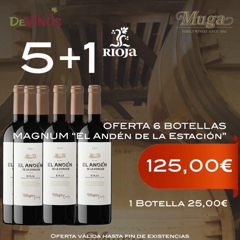 OFERTA MAGNUM MUGA "EL ANDÉN DE LA ESTACIÓN"